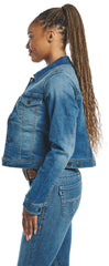 Women's Denim Jacket ™ - Denim (Blue)
