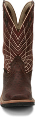 Derrickman 12" Waterproof Comp Toe ™ - Walnut Ostrich Print (Brown)