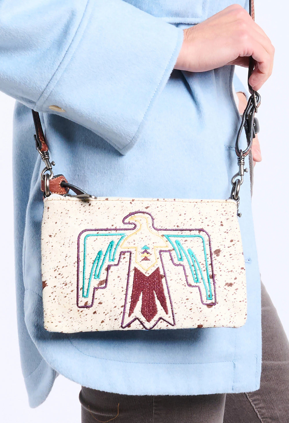 Hair On Crossbody Bag ™ - White