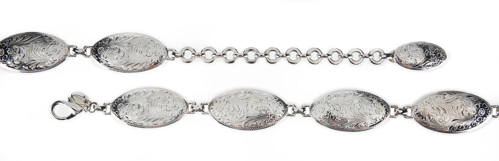 Concho Chain Belt ™ - Silver (Assorted)
