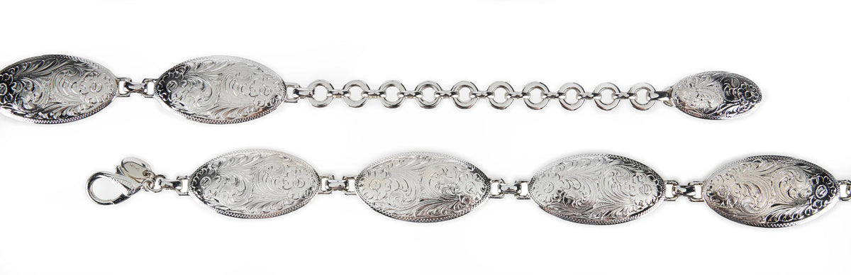 Concho Chain Belt ™ - Silver (Assorted)