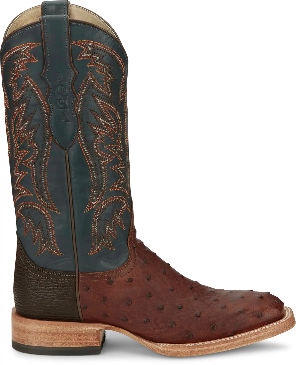 Doc Bar - Full Quill Ostrich ™ - Brandy (Brown)