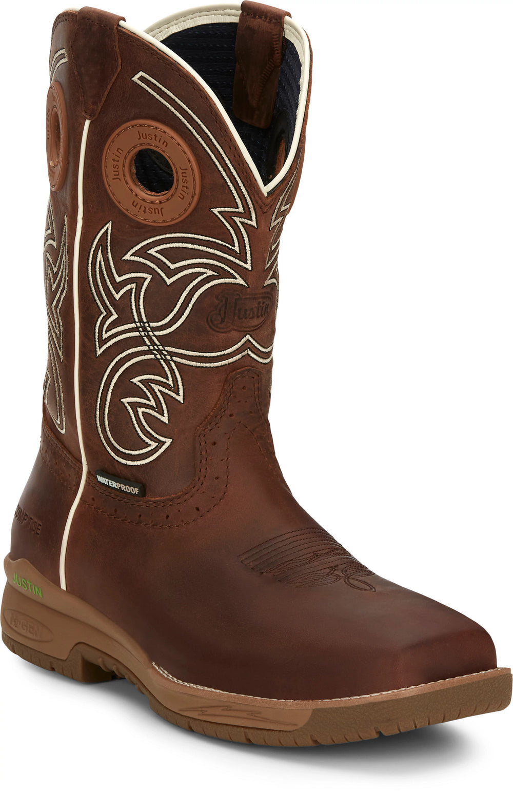 Nitread 11" Waterproof Nano Comp Toe ™ - Spice (Brown)