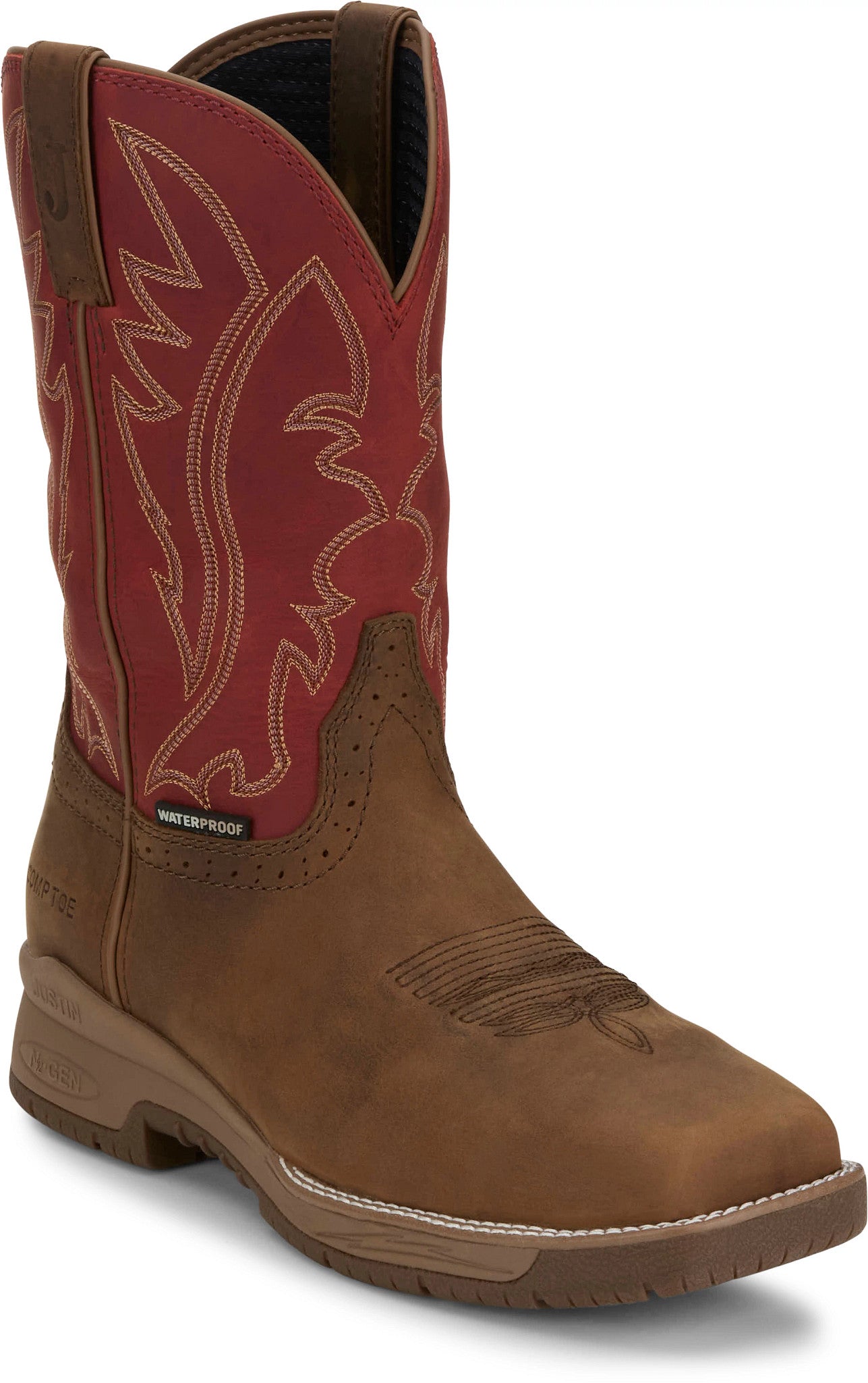 Nitread 11" Waterproof Nano Comp Toe ™ - Amber (Brown)