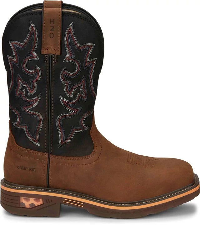 Resistor 11" Waterproof Nano Comp Toe ™ - Rustic (Brown)