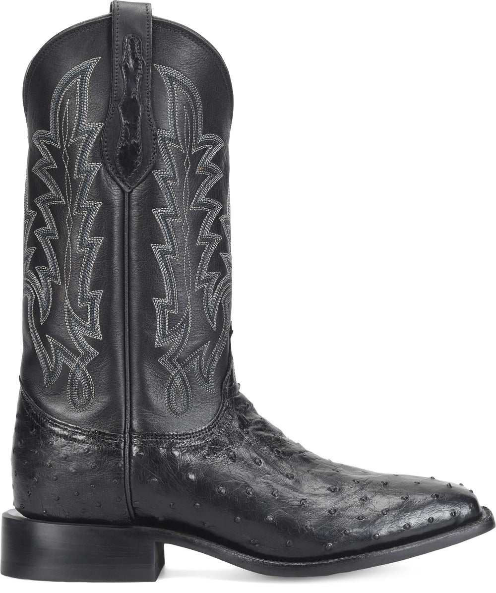 Rancher 12" Ostrich Cowboy ™ - Obsidian (Black)