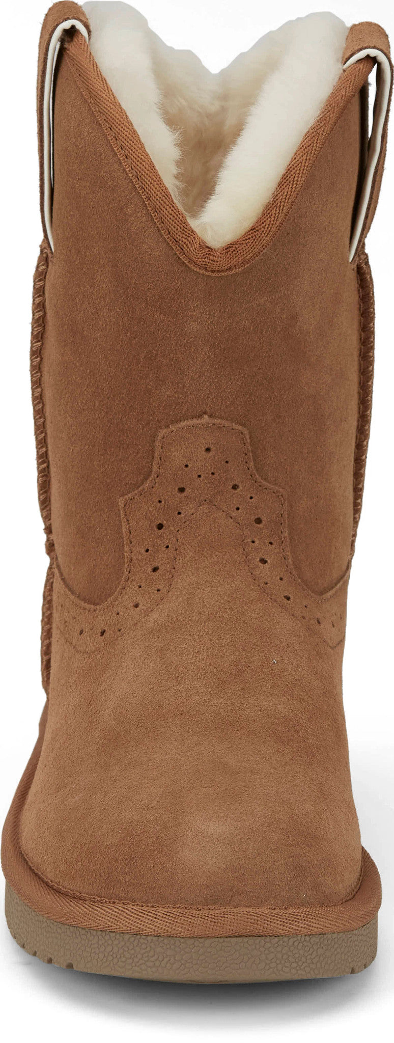 Heidi 8" Suede Shearling ™ - Chestnut (Brown)