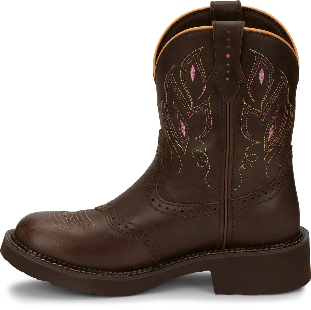 Gemma 8" Western Boot ™ - Dark Brown (Brown)