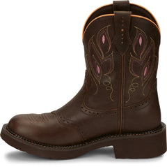 Gemma 8" Western Boot ™ - Dark Brown (Brown)