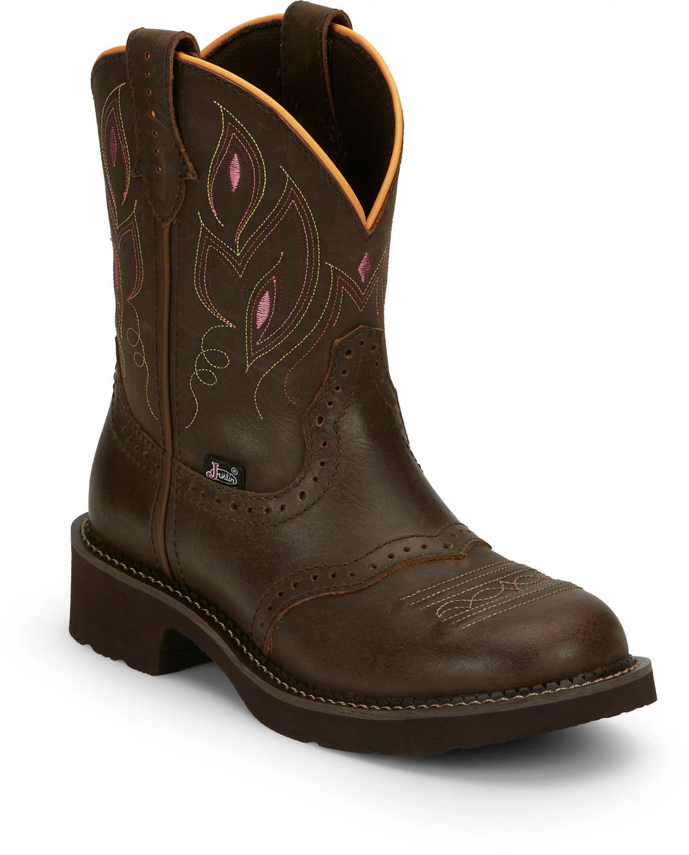 Gemma 8" Western Boot ™ - Dark Brown (Brown)