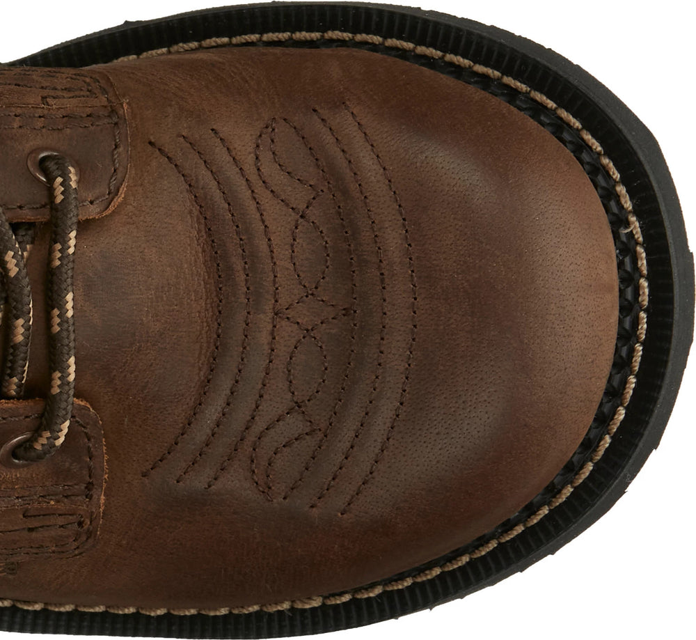 Katerina 6" Steel Toe Waterproof Work Boot ™ - Aged Bark (Brown)