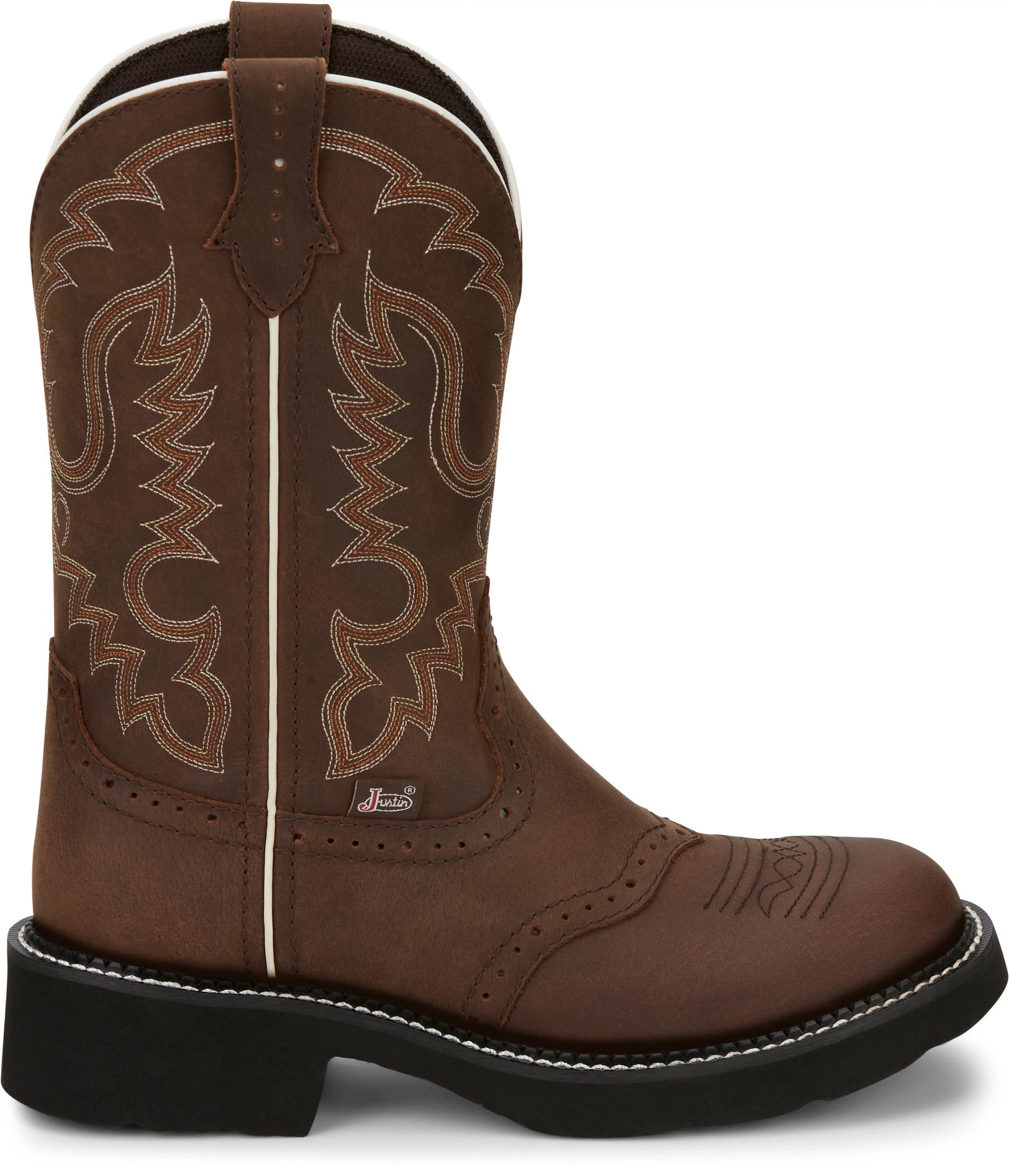 Inji 11" Western Boot ™ - Aged Bark (Brown)