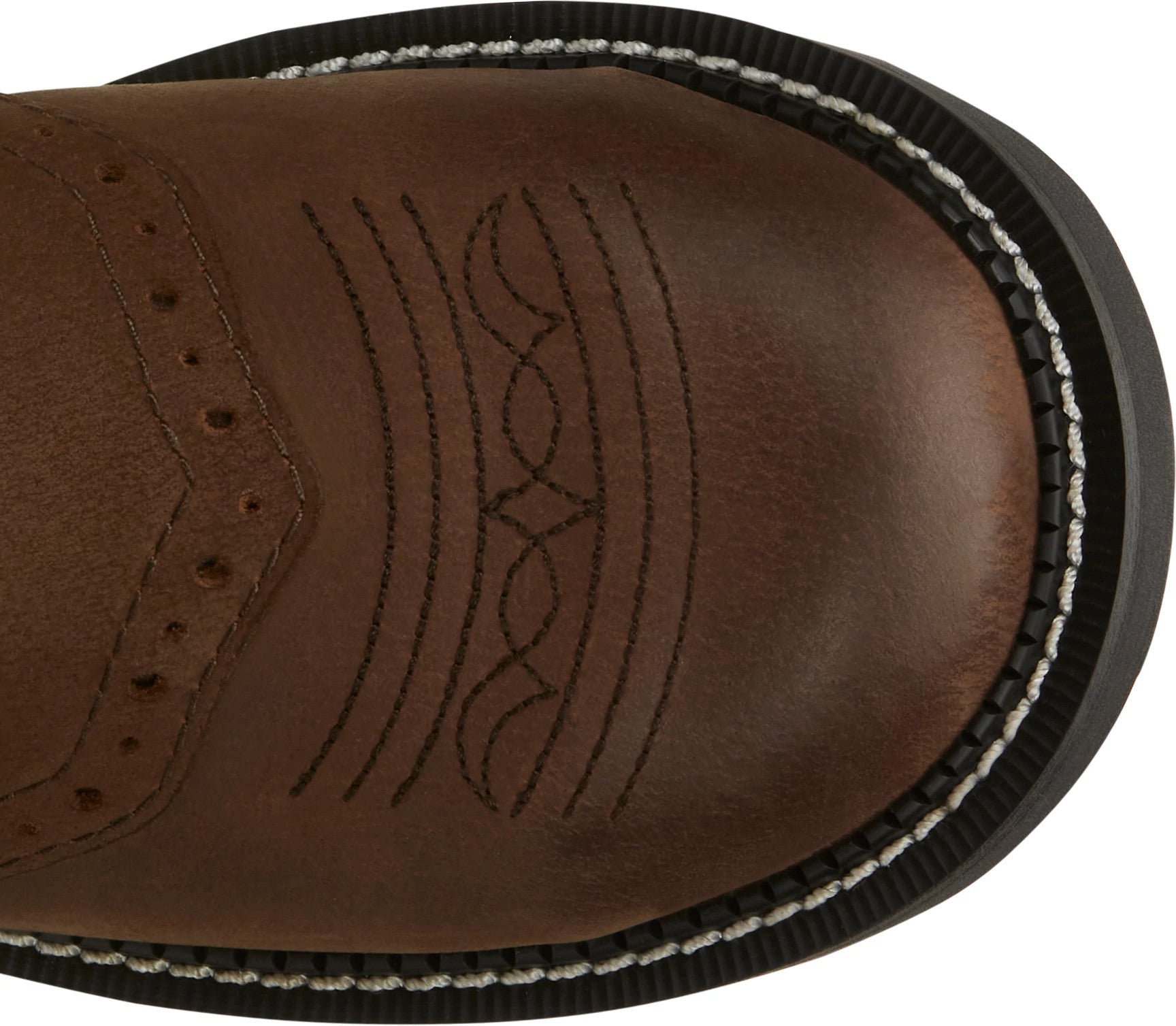 Wanette 8" Steel Toe Waterproof Work Boot ™ - Aged Bark (Brown)
