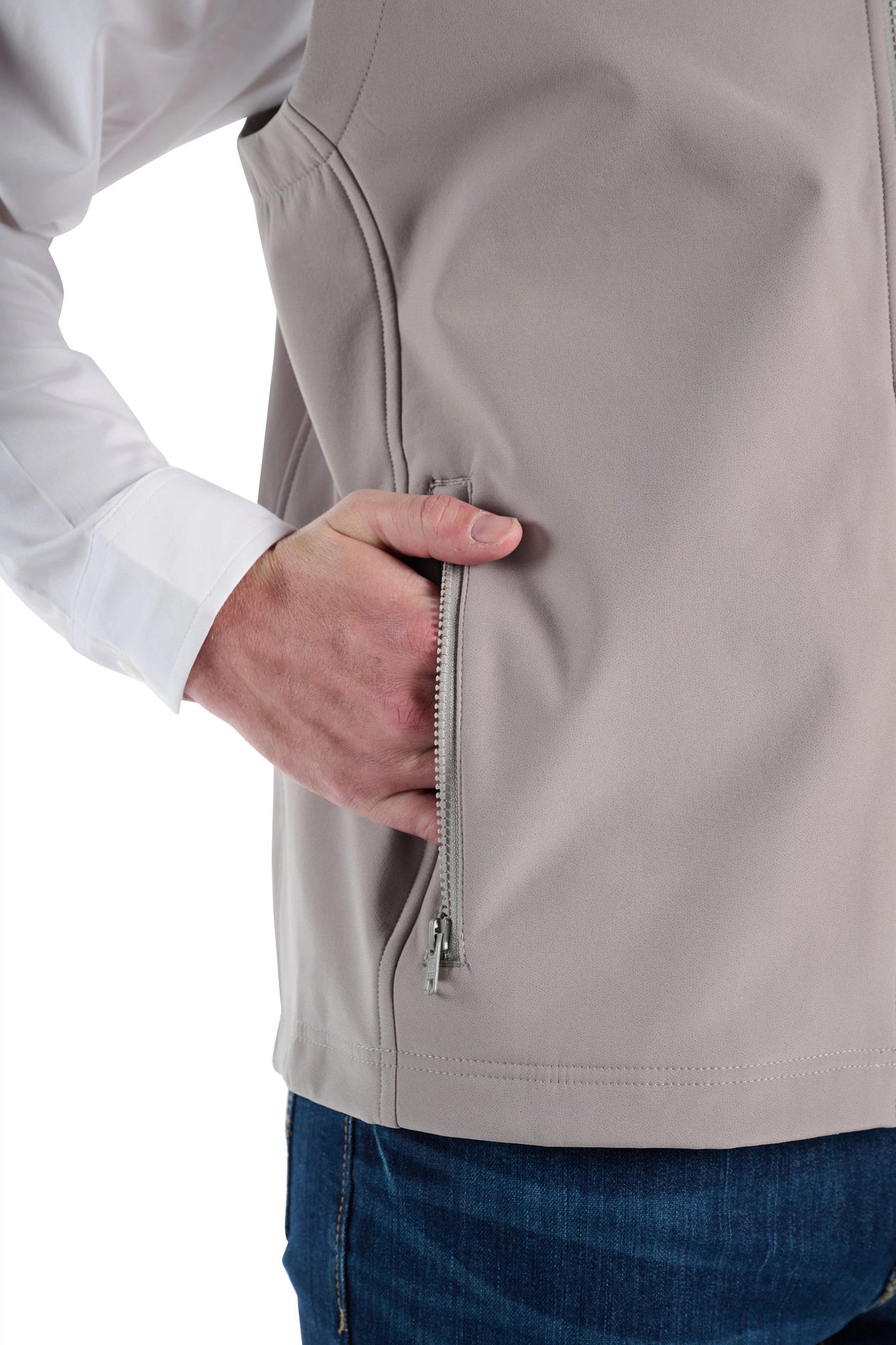 Weather Resisting Vest ™ - Solid Stone (Grey)