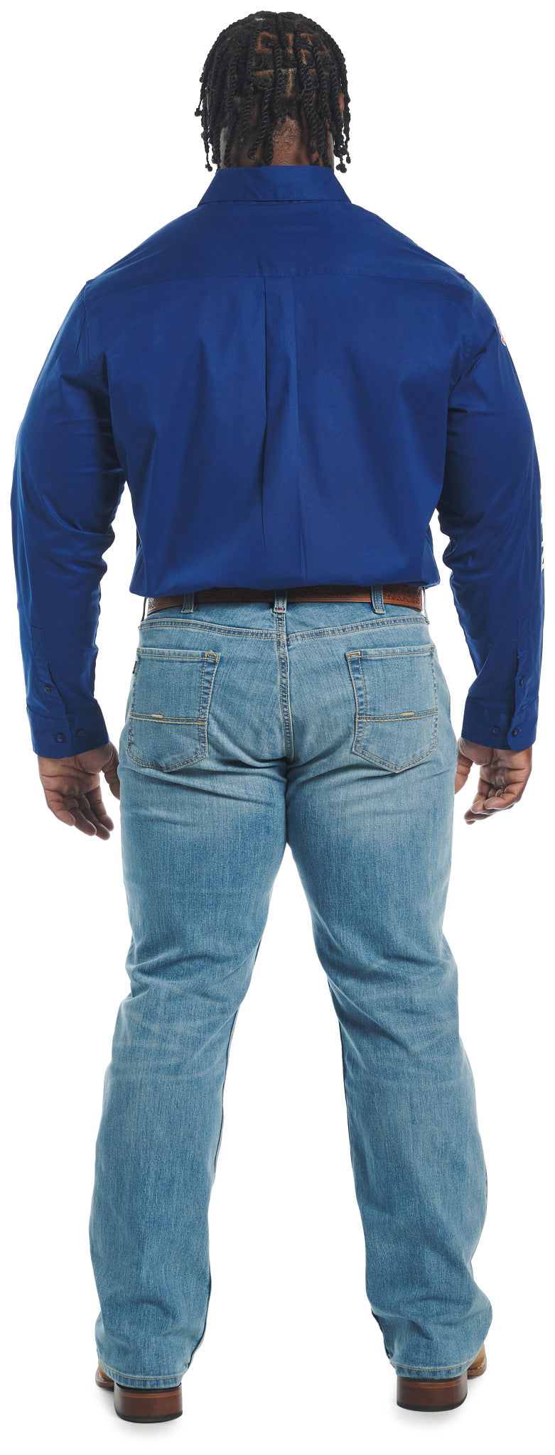 Justin Team Button Down ™ - Blue Depth (Blue)
