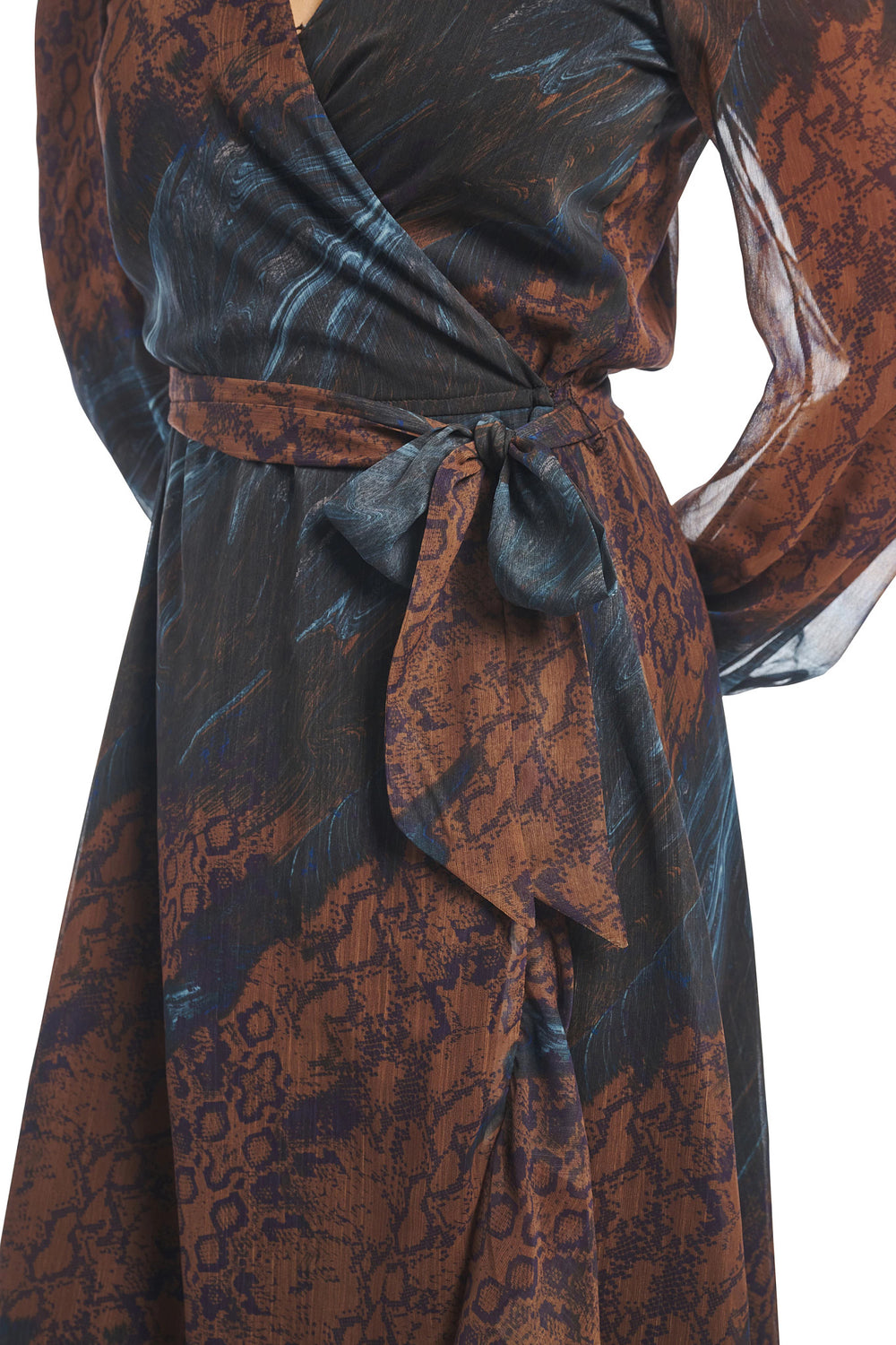 Justin Women's Wrap Maxi Dress ™ - Multicolor