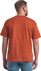 Justin Men's Logo Tee ™ - Rust Heather (Orange)