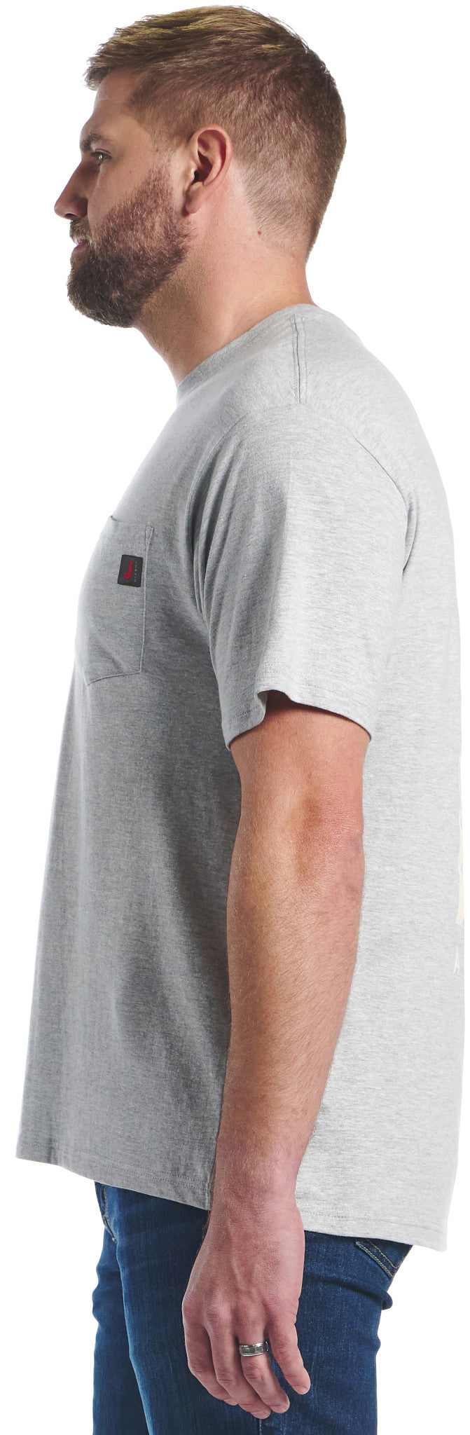Men's Justin Pocket Tee ™ - Heather Grey (Grey)