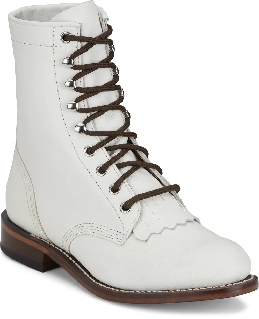 Mckean 7" Lace-Up Roper ™ - Vintage (White)