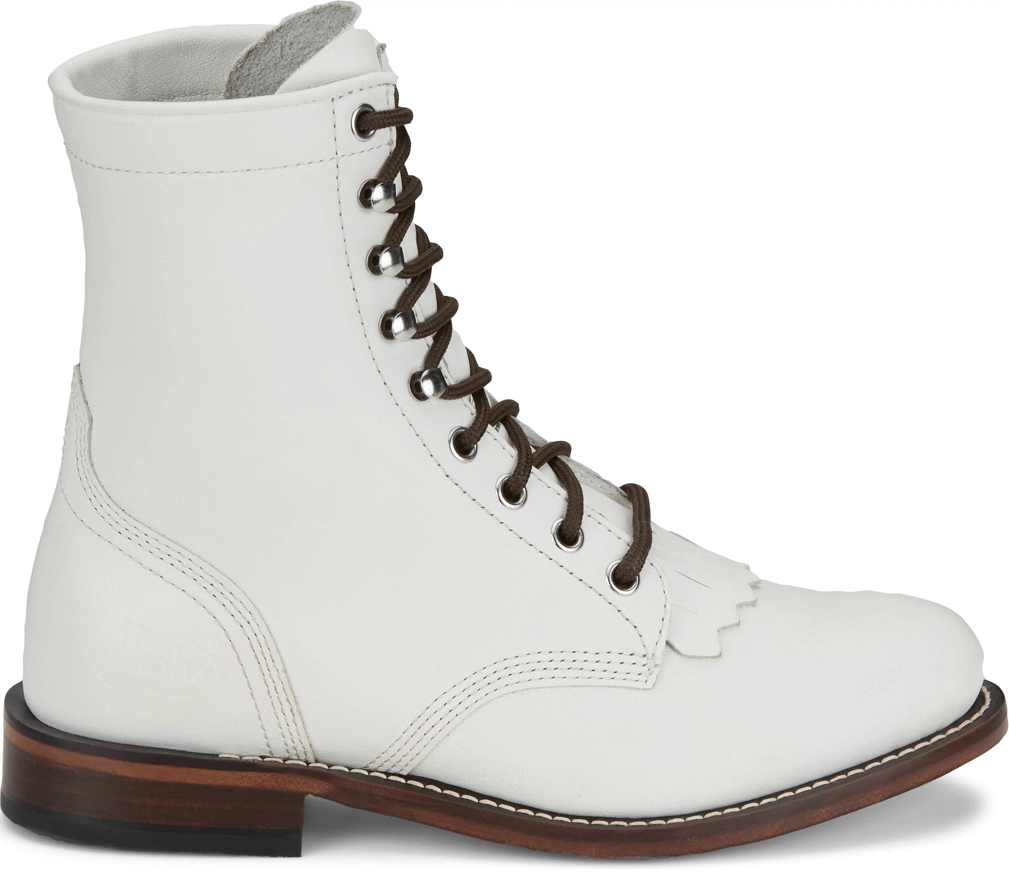 Mckean 7" Lace-Up Roper ™ - Vintage (White)