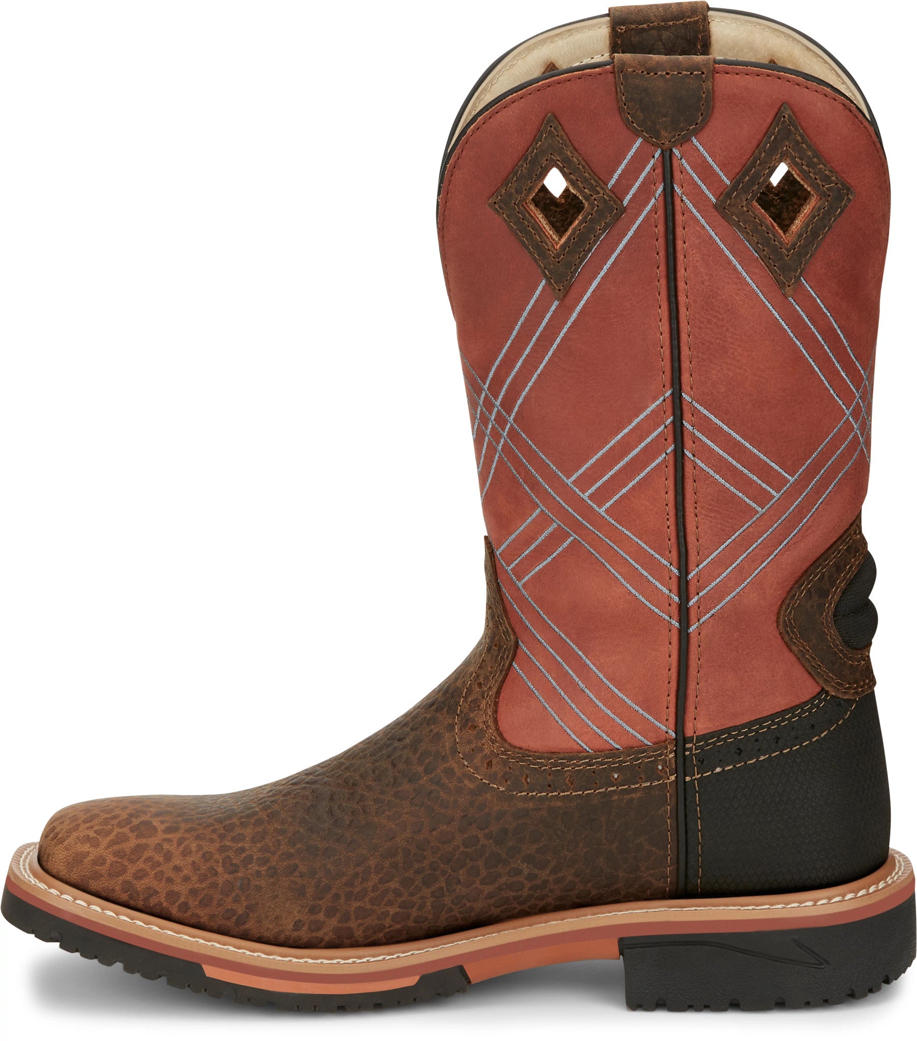 Dalhart 12" Waterproof Nano Comp Toe ™ - Pecan (Brown)
