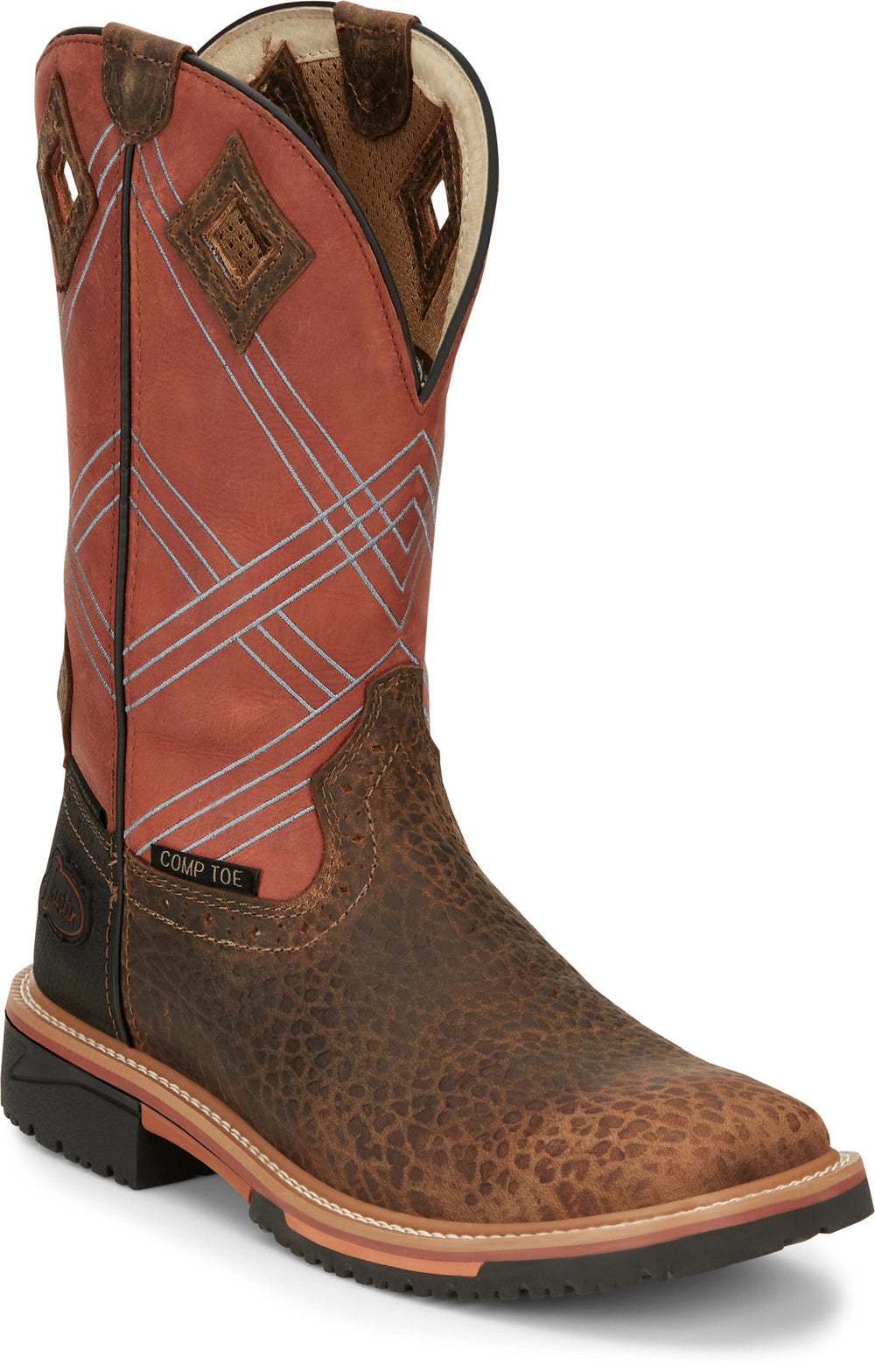 Dalhart 12" Waterproof Nano Comp Toe ™ - Pecan (Brown)