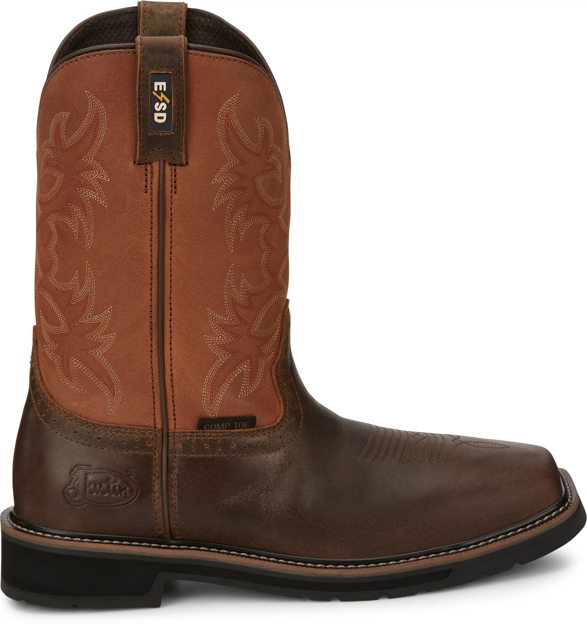 Actuator 11" Static Dissipative Comp Toe ™ - Brown