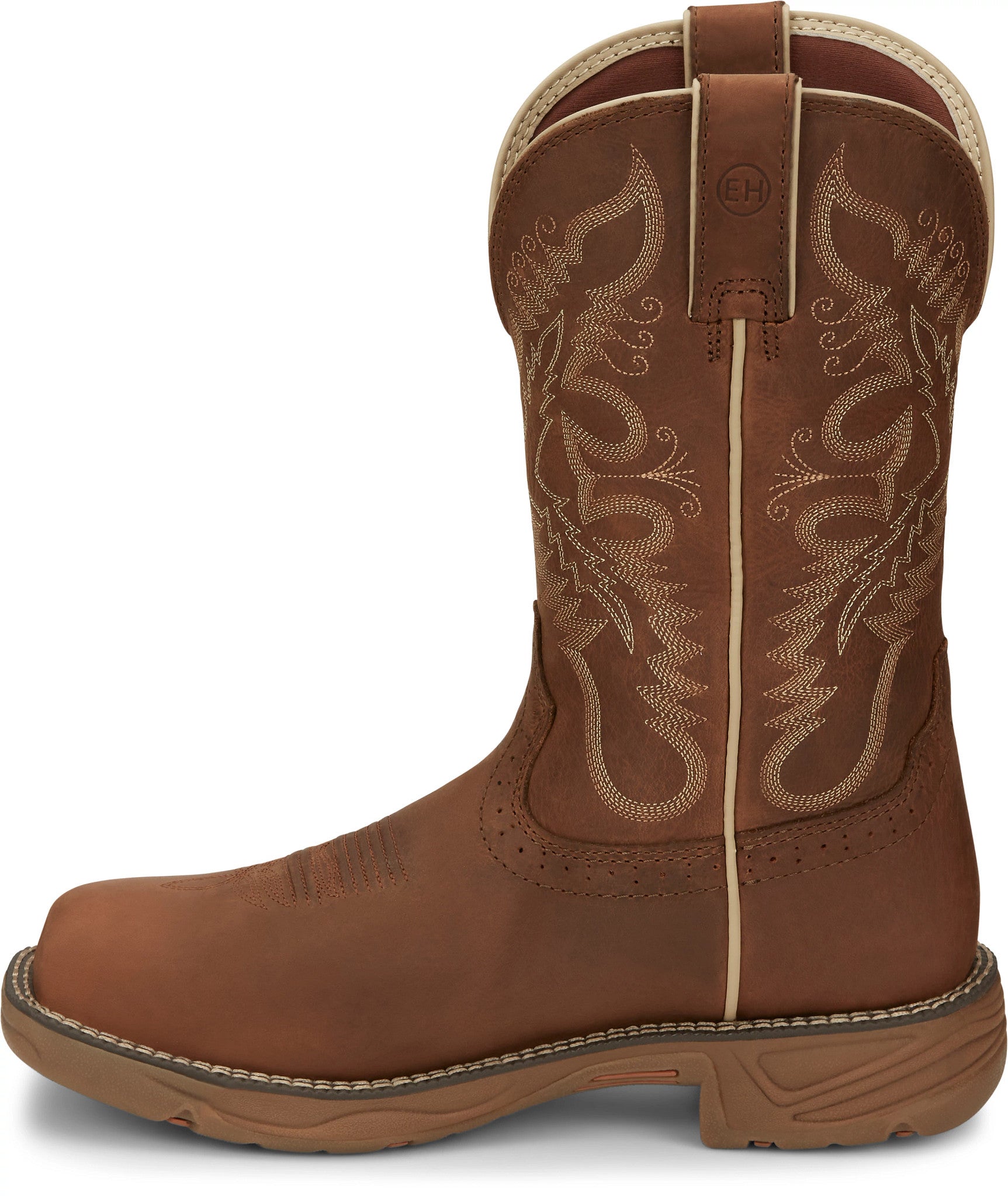 Rush 11" Nano Composite Toe Waterproof Work Boot ™ - Rustic Tan (Tan)
