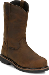 Pulley 10" Waterproof Met Guard Comp Toe ™ - Whiskey (Brown)