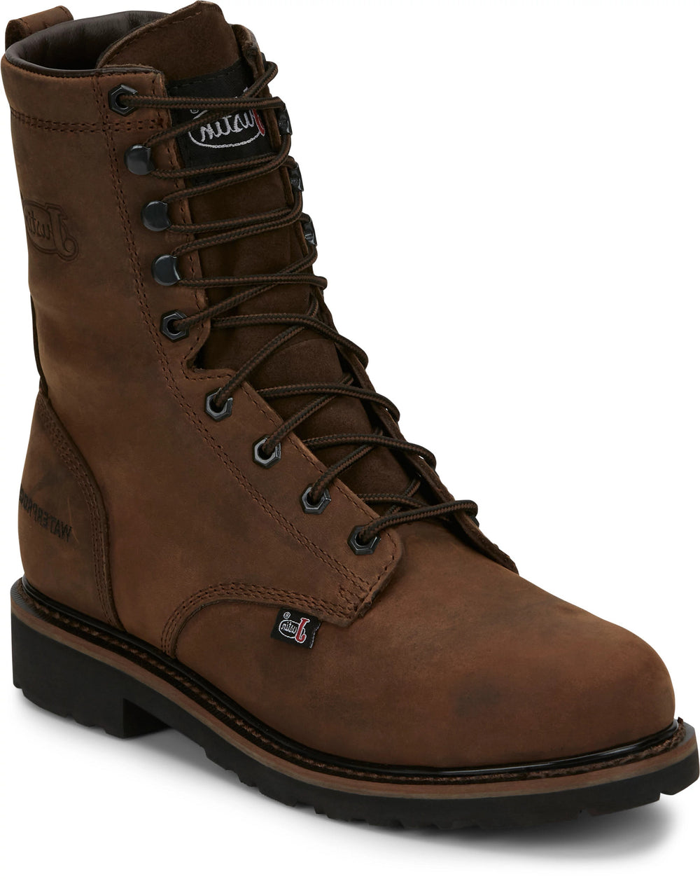 Drywall 8" Waterproof Steel Toe ™ - Brown
