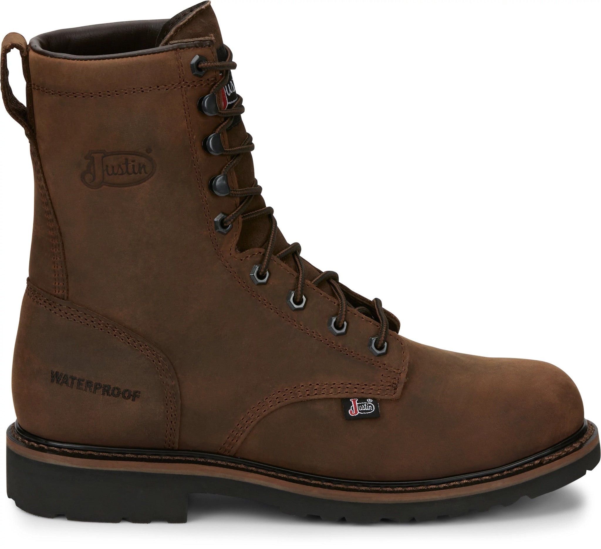 Drywall 8" Waterproof Steel Toe ™ - Brown