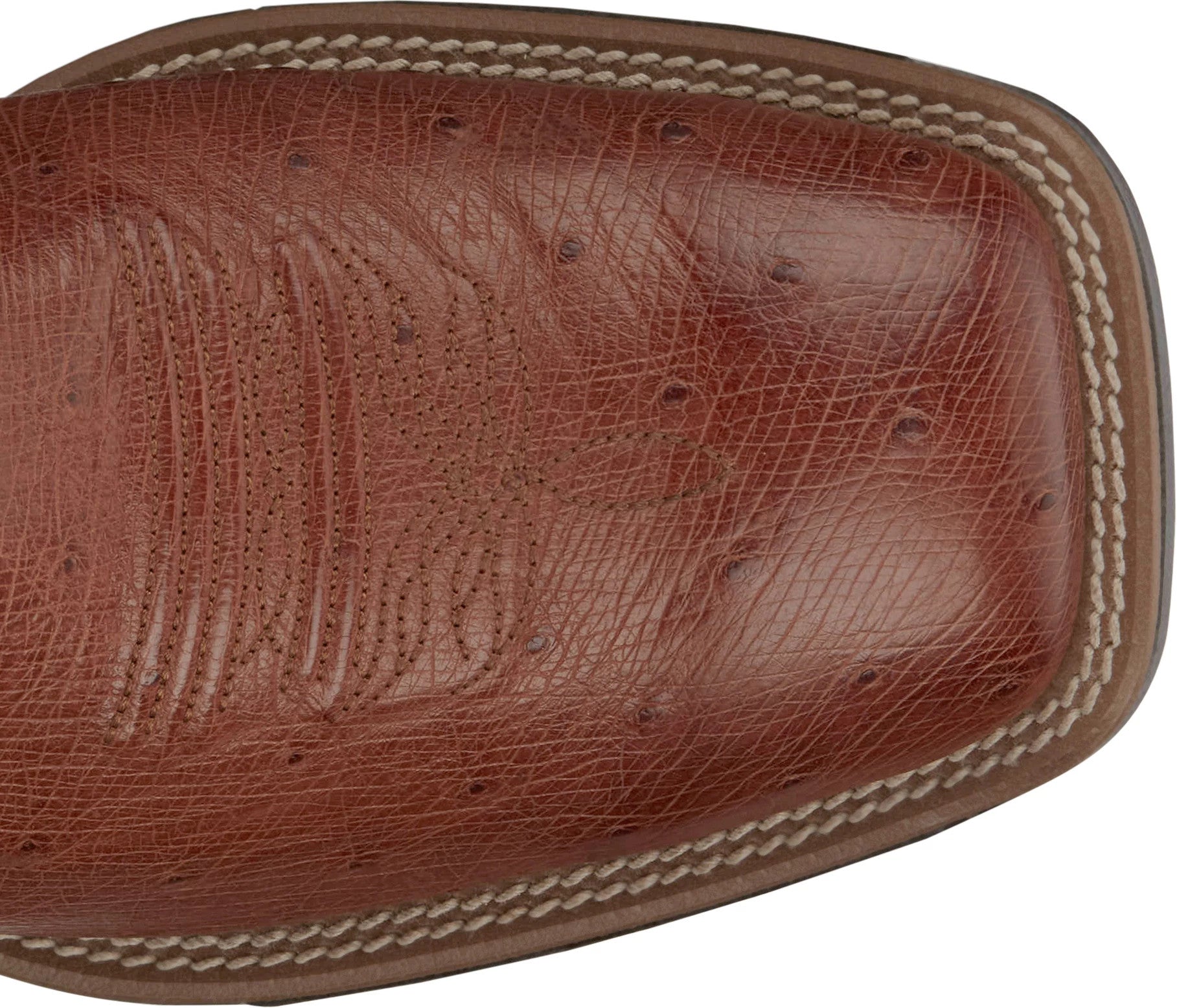 Roswell 11" Smooth Ostrich ™ - Brandy (Brown)