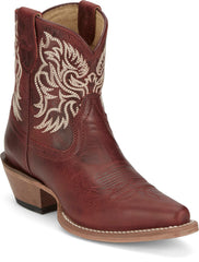 Isabella 7" Bootie ™ - Ruby (Red)