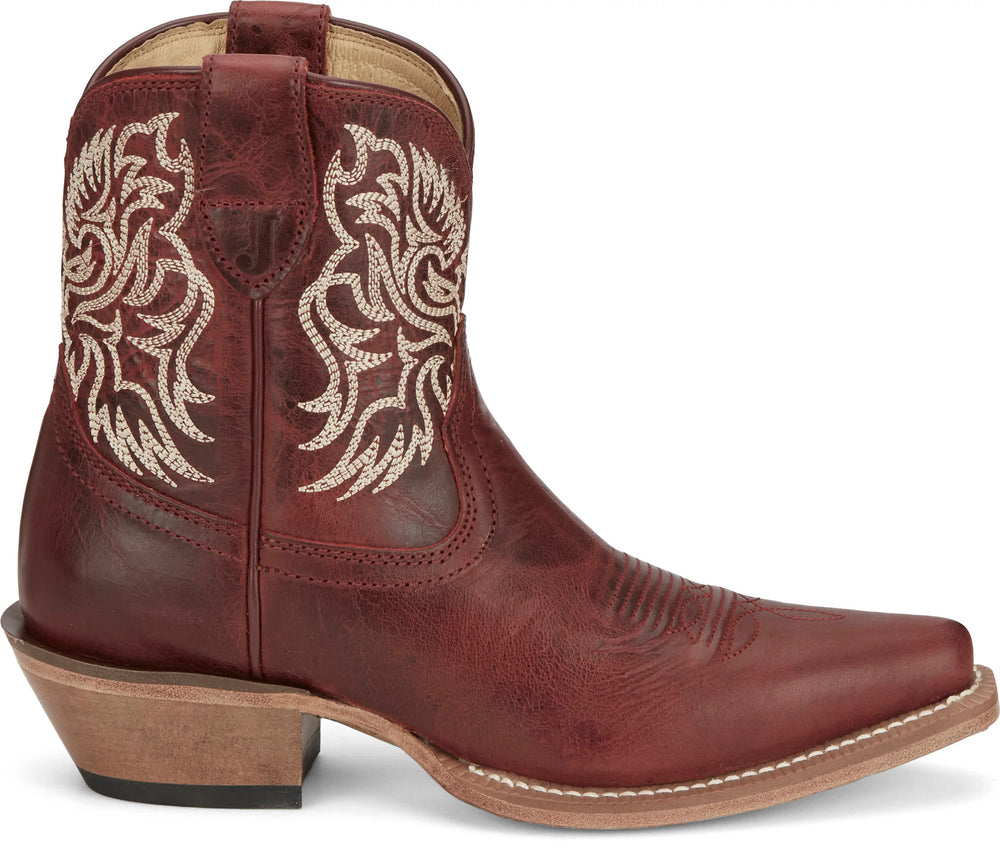 Isabella 7" Bootie ™ - Ruby (Red)