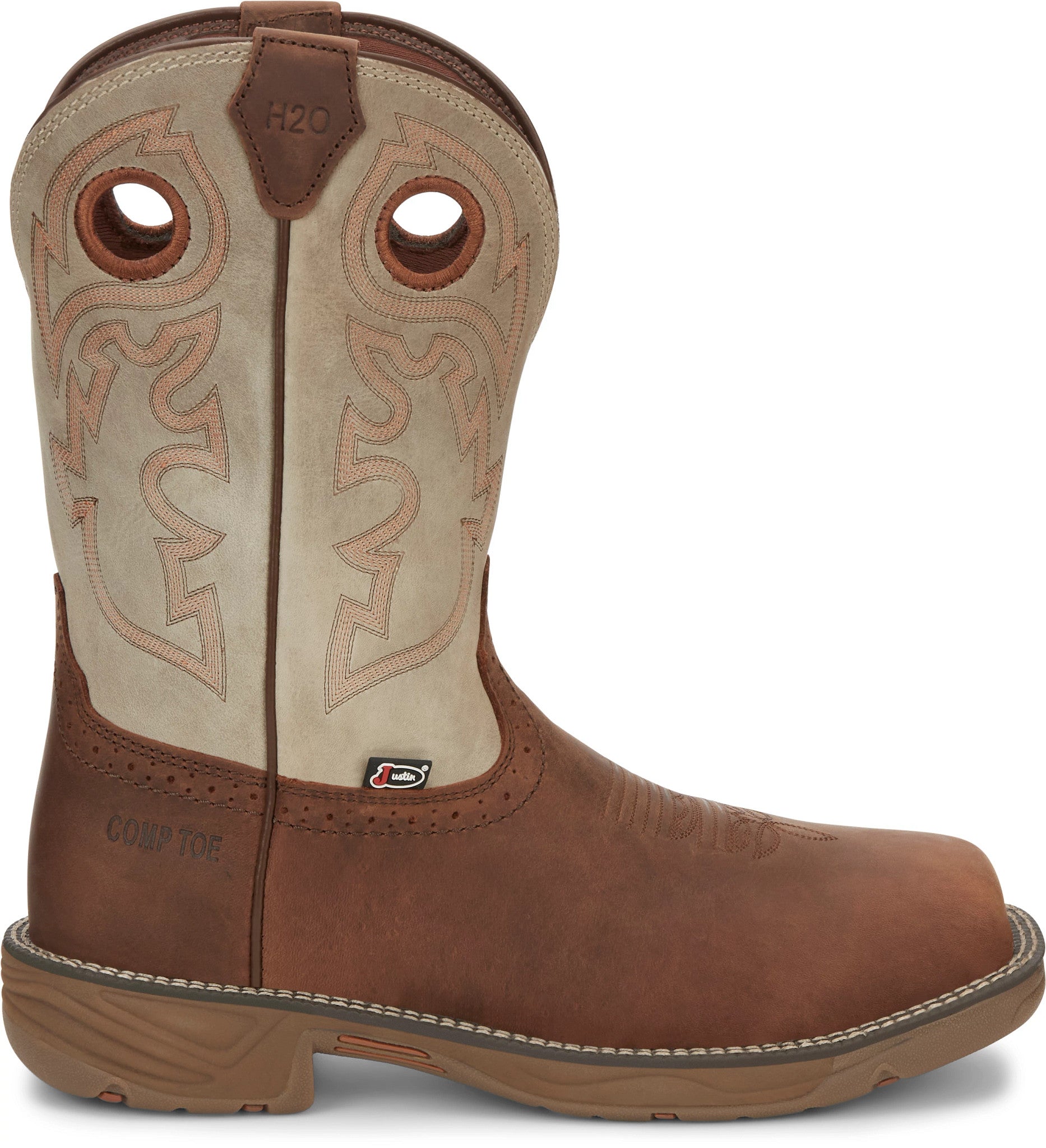 Rush 11" Waterproof Nano Comp Toe ™ - Rust (Tan)